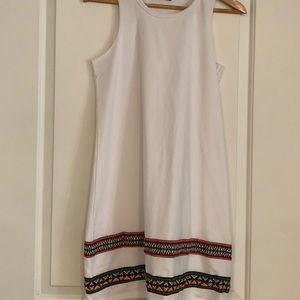 Shein White dress with fun detailing